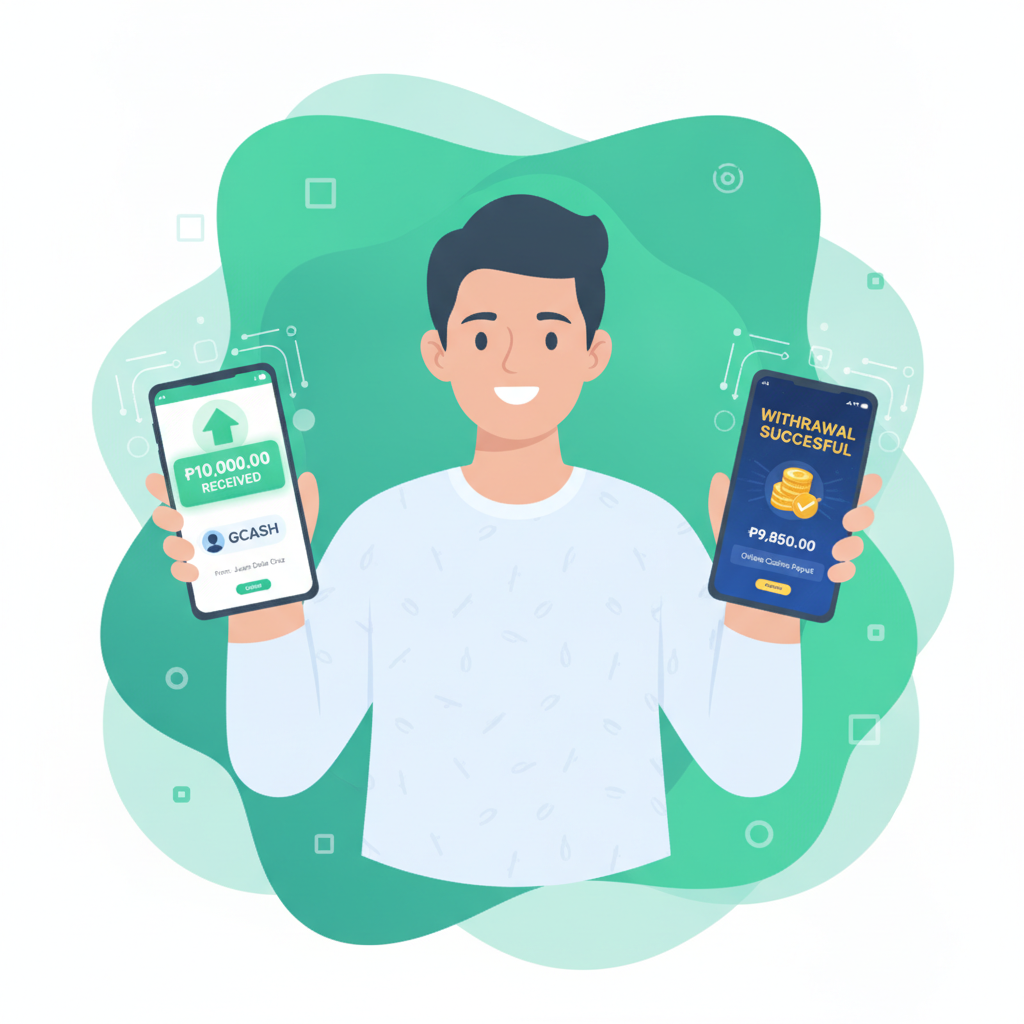 Illustration: How to Withdraw from Emerald Empire Using GCash (Step-by-Step)
